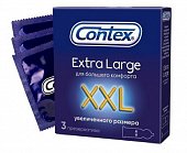 Contex (Контекс) презервативы Extra Large увеличенного размера 3шт, 