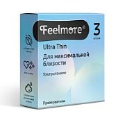 Feelmore (Филлморе) презервативы ультратонкие, 3шт , Тай Ниппон Раббер Индастри Ко