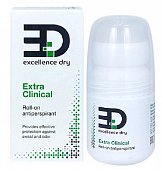 ED Excellence dry (Экселленс Драй) extra clinical антиперспирант роликовый, 50 мл, Арома Пром, ООО