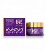 Librederm Collagen (Либридерм) крем ночной для уменьшения морщин, восстановление упругости, 50мл, БИОФАРМЛАБ ООО