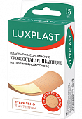 Luxplast (Люкспласт) пластырь кровоостанавливающий на полимерной основе 72х19мм, 15 шт, Альпина пласт О