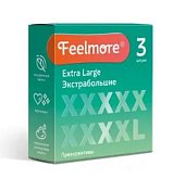 Feelmore (Филлморе) презервативы экстрабольшие, 3 шт, Тай Ниппон Раббер Индастри Ко